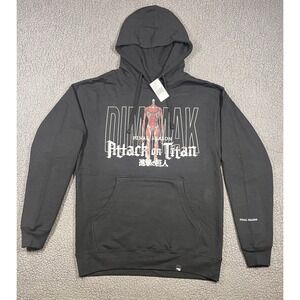 Attack On Titan X Dim Mak Aoki Anime Hoodie Final Season Men's Medium Made USA